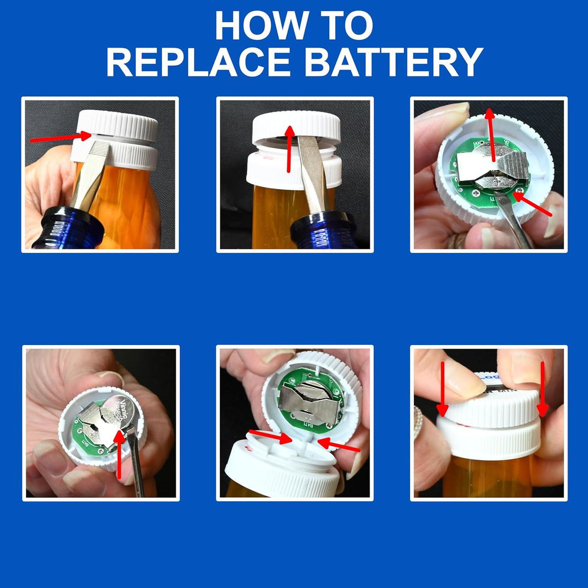 Medicine Timer-Medication Tracker-Pill Reminder for Prescriptions and Children'S Liquid Medicine-Easy to Use