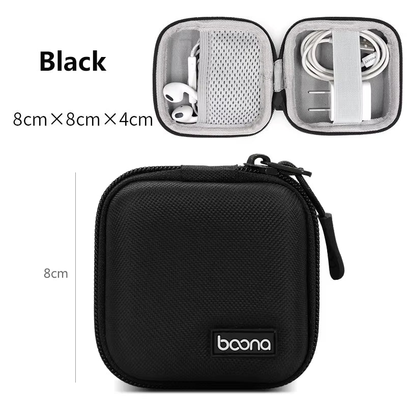 Hard Shell Digital Gadgets Storage Bag for Mac Adapter Mouse Data Cable Earphone HDD Electronics Gadgets Organizer Case