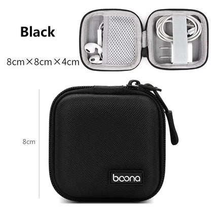 Hard Shell Digital Gadgets Storage Bag for Mac Adapter Mouse Data Cable Earphone HDD Electronics Gadgets Organizer Case