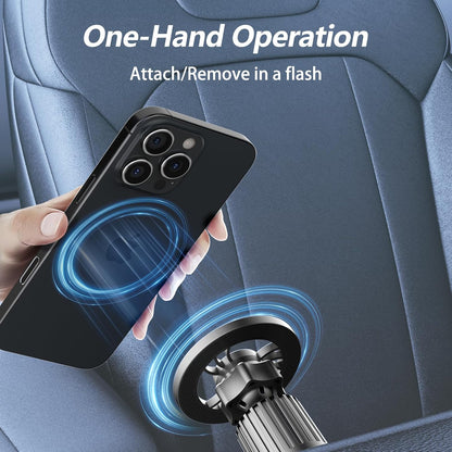 for [Magsafe Car Mount] [360°Flexible Rotation] [20X Strong Magnets] Upgraded Metal Hook, Hands-Free Phone Holder Fit for Iphone 16/15/14/13/12 Series, Black