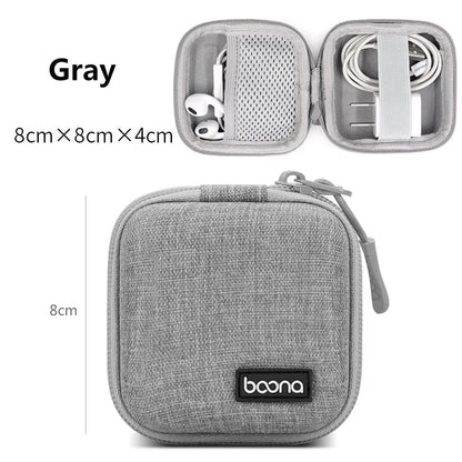 Hard Shell Digital Gadgets Storage Bag for Mac Adapter Mouse Data Cable Earphone HDD Electronics Gadgets Organizer Case