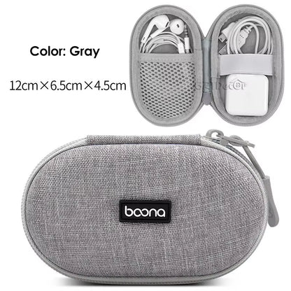 Hard Shell Digital Gadgets Storage Bag for Mac Adapter Mouse Data Cable Earphone HDD Electronics Gadgets Organizer Case