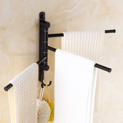 Oil Rubbed Bronze Swing-Out Towel Rack