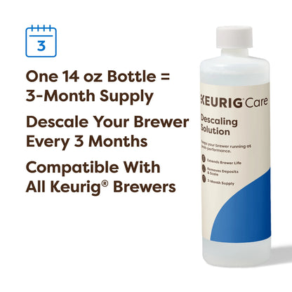 Descaling Solution for All  2.0 and 1.0 Coffee Makers