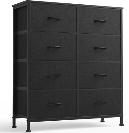 9 Drawers Storage Organizers Units, Closet Organizers and Storage for Clothes, Fabric Storage Drawer for Living Room, Chest of Dresser in 39.4" D X 11.8" W X 39.9" H, Grey