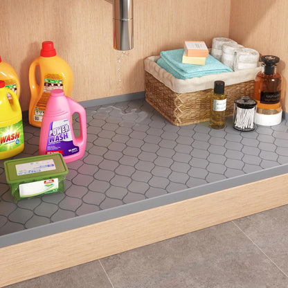 Silicone under Sink Mat 34" X 22", Kitchen Essentials and Gadgets, Shelf Liner A