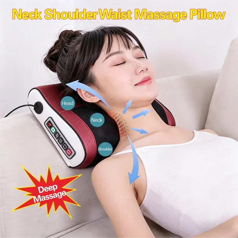 Deep Kneading Neck Shoulder Massager Pillow – Cozy Nooks