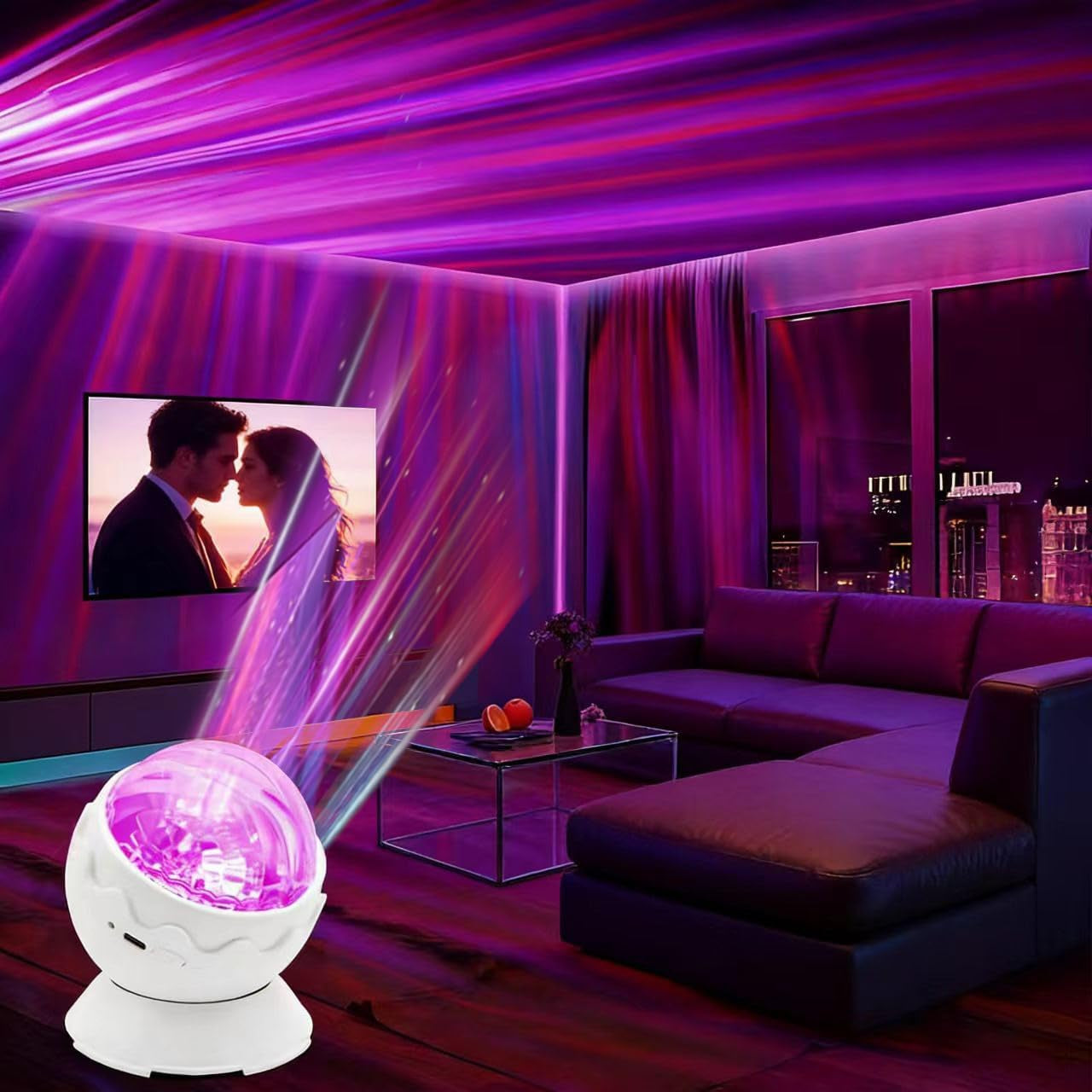 Whole Room Coverage Area Northern Lights Galaxy Projector