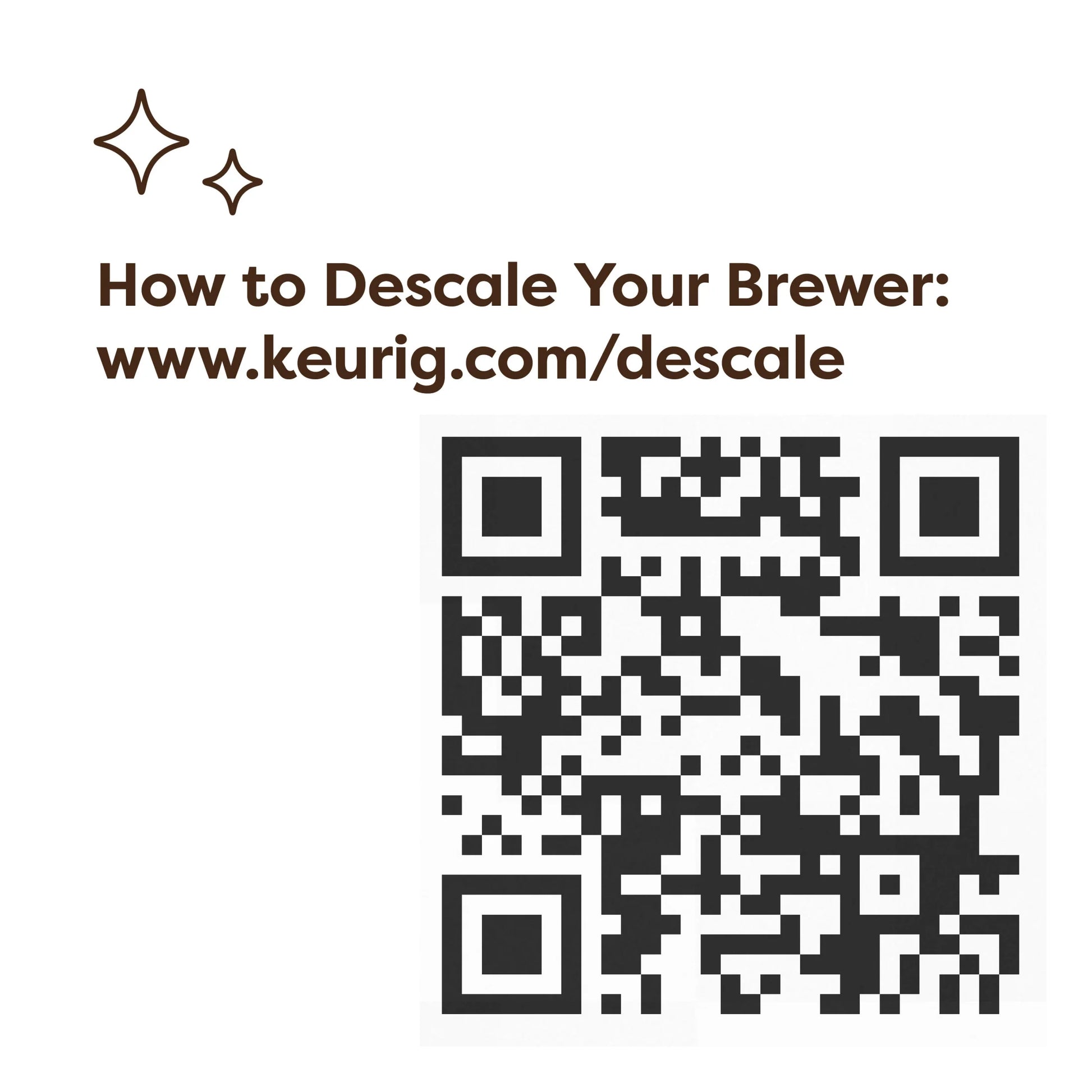 Descaling Solution for All  2.0 and 1.0 Coffee Makers