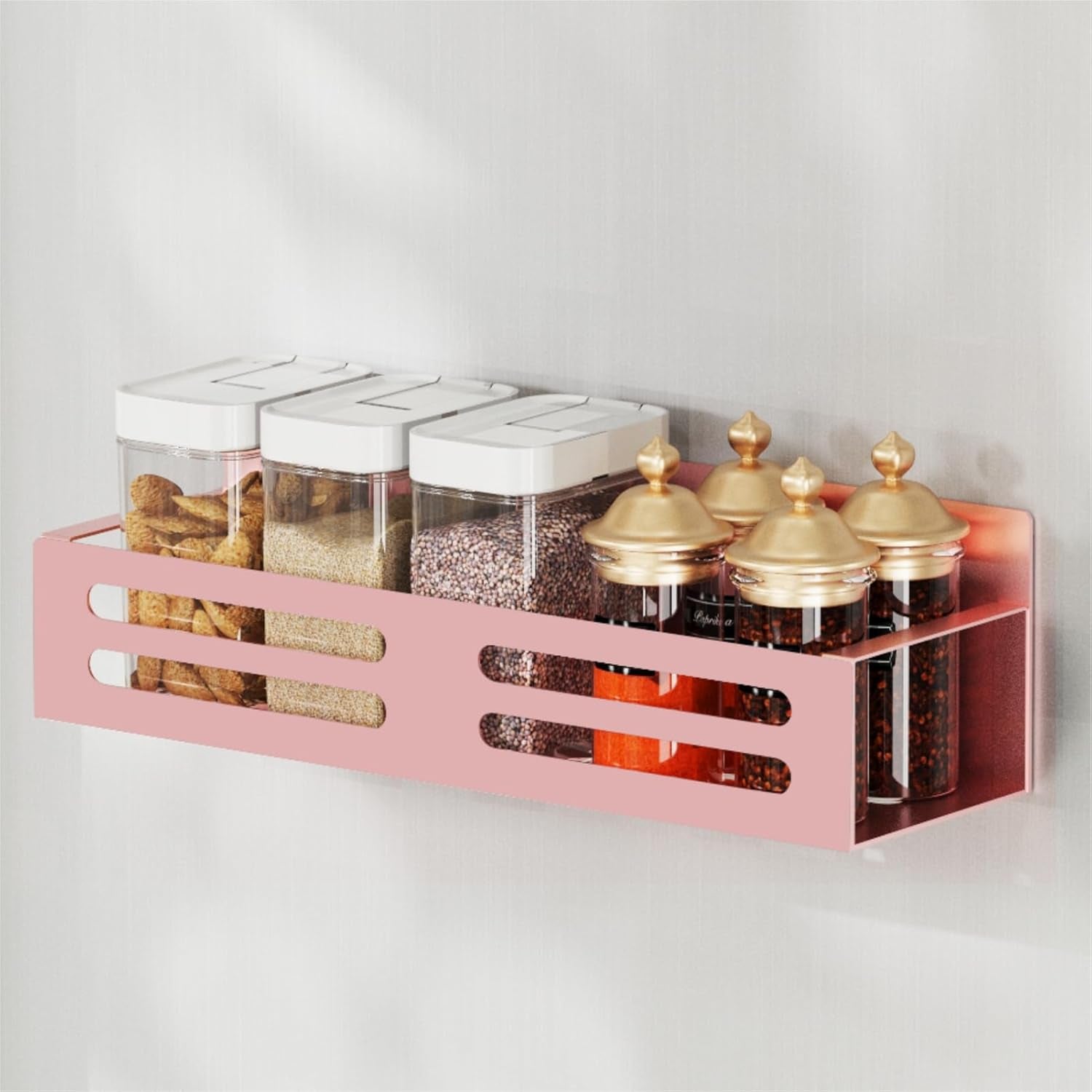 Magnetic Spice Rack for Refrigerator 4Pack 