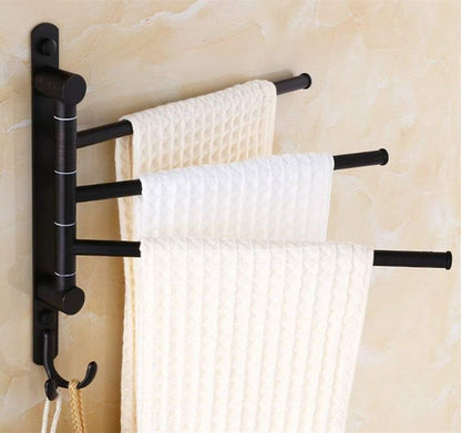 Oil Rubbed Bronze Swing-Out Towel Rack