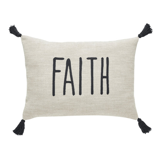 Faith Throw Pillow, 14 X 20.