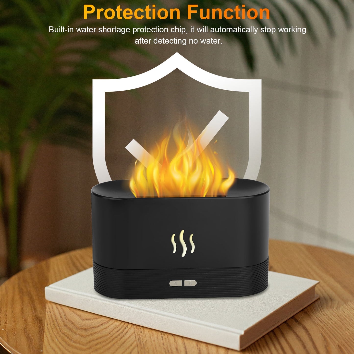 Touch Control Table Lamp with USB Ports & AC Outlets
