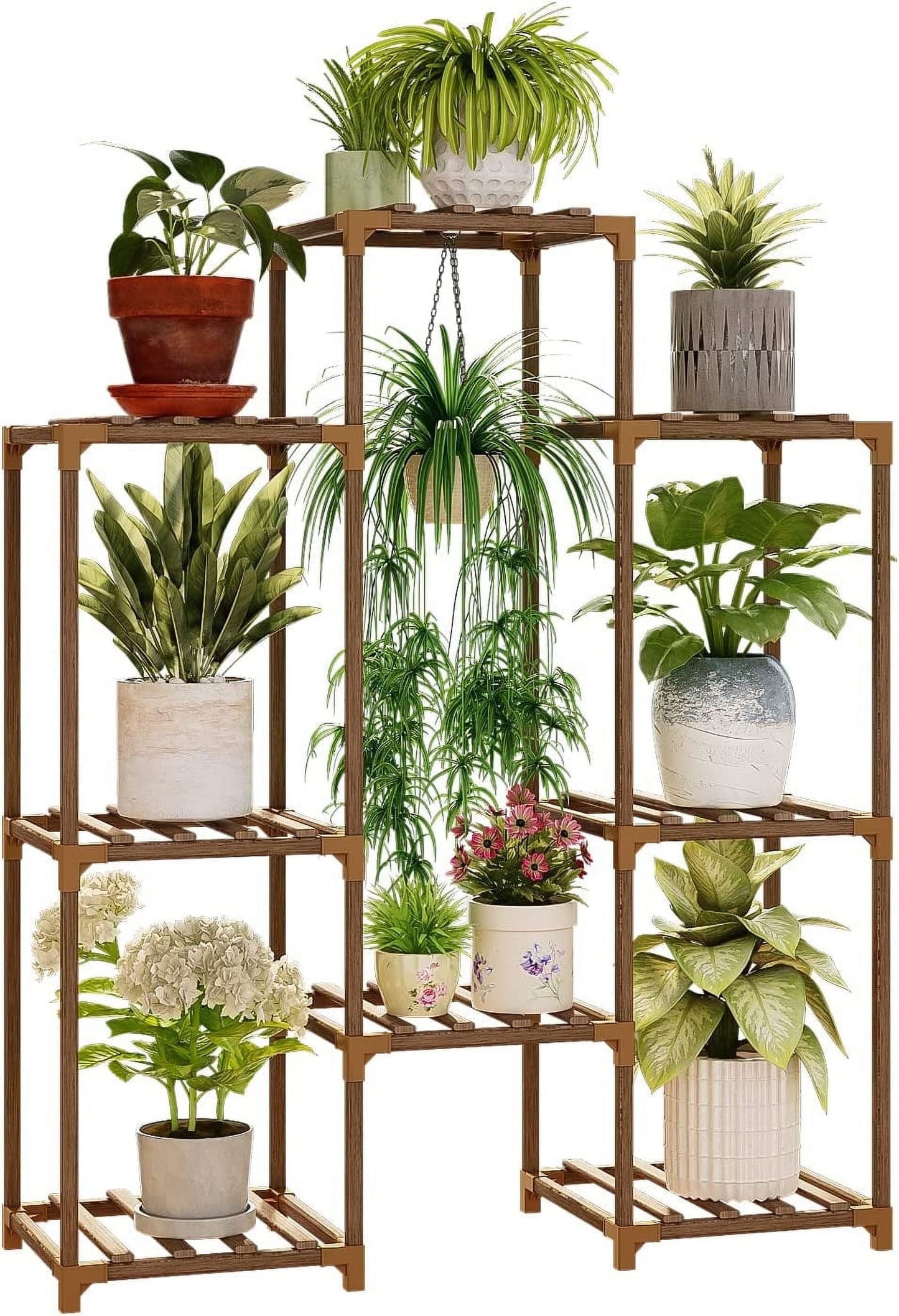 Wooden Tiered Plant Stand