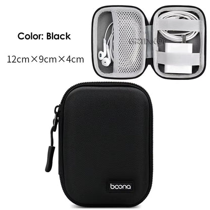 Hard Shell Digital Gadgets Storage Bag for Mac Adapter Mouse Data Cable Earphone HDD Electronics Gadgets Organizer Case