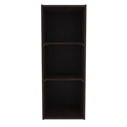 Stackable 31.5 In. H X 12.13 In. W X 11.63 In. D Espresso Laminate 3-Cube Storage Organizer