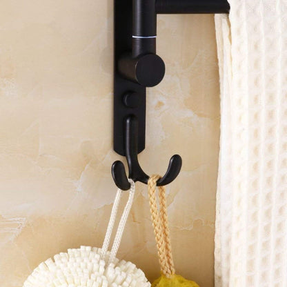 Oil Rubbed Bronze Swing-Out Towel Rack