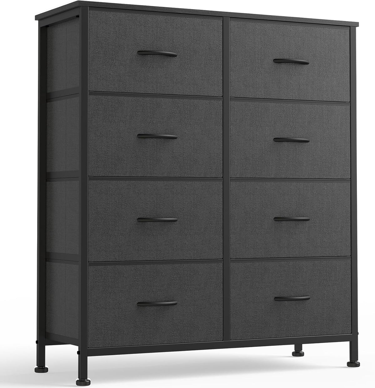 9 Drawers Storage Organizers Units, Closet Organizers and Storage for Clothes, Fabric Storage Drawer for Living Room, Chest of Dresser in 39.4" D X 11.8" W X 39.9" H, Grey
