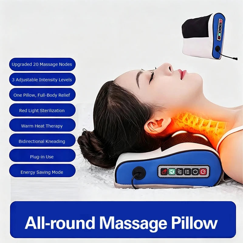 Deep Kneading Neck Shoulder Massager Pillow – Cozy Nooks