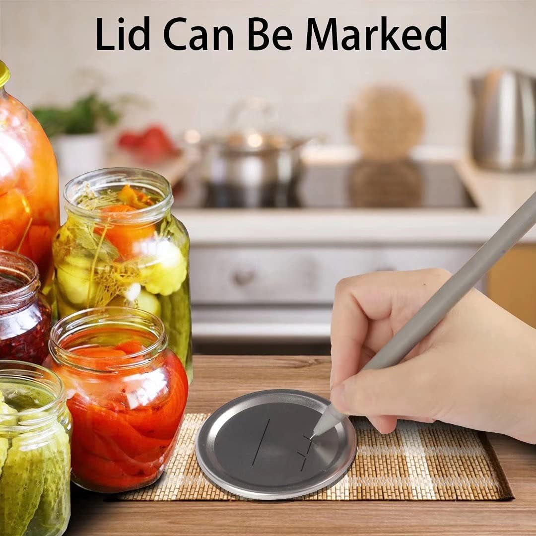 50-Count Regular Mouth Canning Lids for Ball, Kerr Jars, Wide Canning Lids 100% Fit Airtight, Leak Proof Rust-Proof