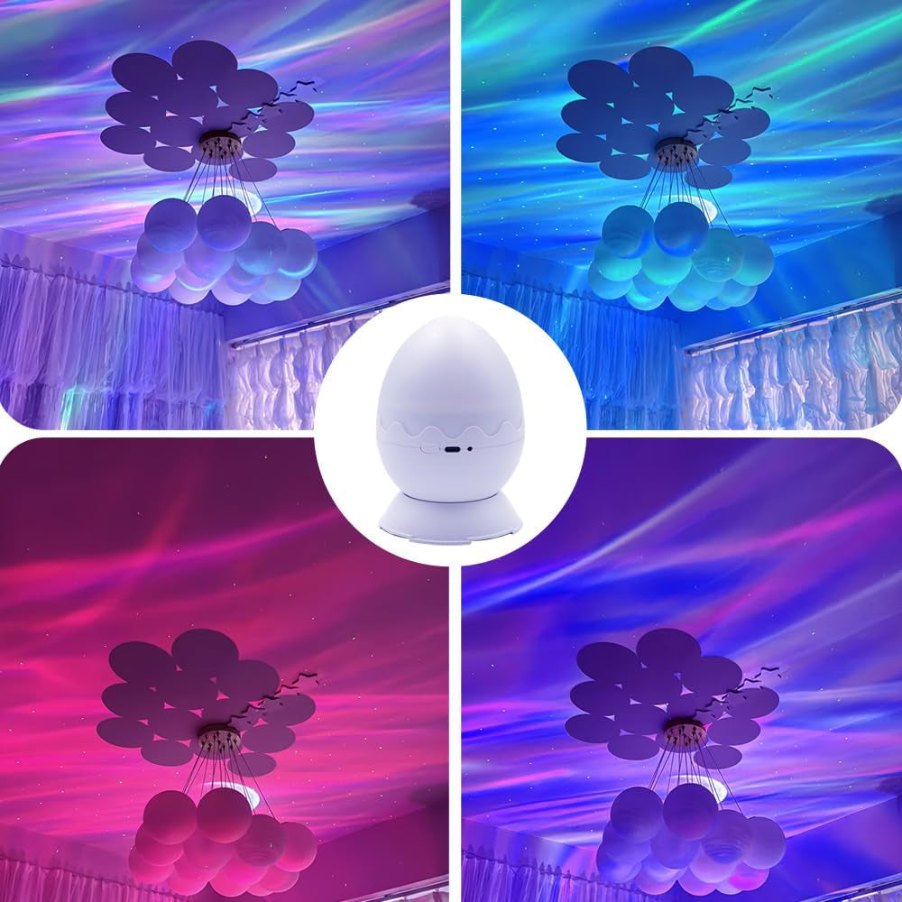 Whole Room Coverage Area Northern Lights Galaxy Projector