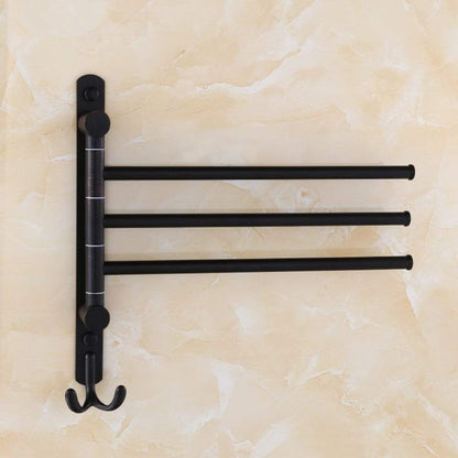Oil Rubbed Bronze Swing-Out Towel Rack