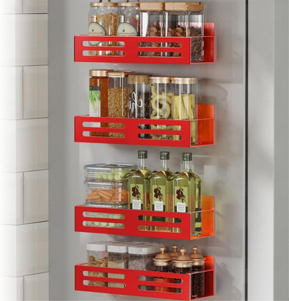 Magnetic Spice Rack for Refrigerator 4Pack 